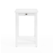 Alaterre Furniture Coventry Wood End Table with Tray Shelf and Bottom Shelf ANCT02WH - alternate 10